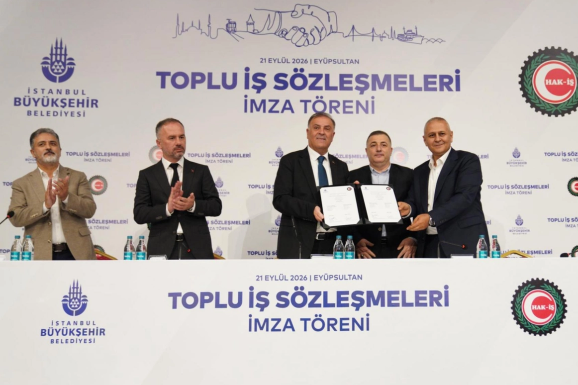 İstanbul Büyükşehir'den 45 bin çalışanı kapsayan 'toplu' sevinç