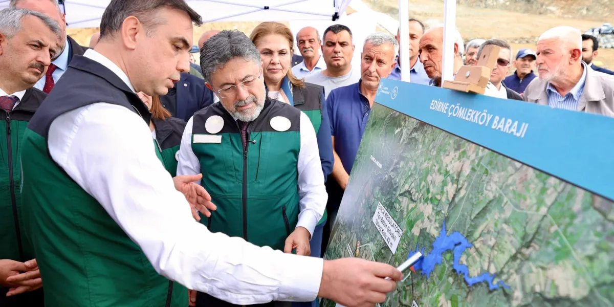 Edirne’ye 4 milyar TL'lik sulama yatırımı... Çömlekköy Barajı 2028’de tamamlanacak
