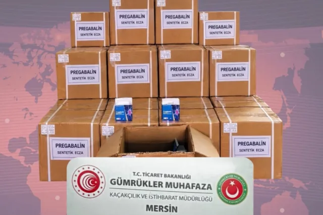 Mersin’de 3 ayrı operasyon! 1 ton 716 kilo pregabalin ele geçirildi