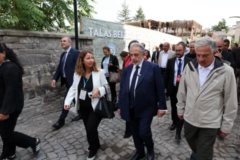 TKB üyelerinden Kayseri Talas Osmanlı Sokağı'na övgü